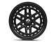 Fuel Wheels Nitro Matte Black 6-Lug Wheel; 17x9; -12mm Offset (03-09 4Runner)