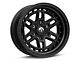 Fuel Wheels Nitro Matte Black 6-Lug Wheel; 17x9; -12mm Offset (03-09 4Runner)