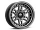 Fuel Wheels Nitro Matte Gunmetal 6-Lug Wheel; 17x9; -12mm Offset (03-09 4Runner)