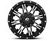 Fuel Wheels NUTZ Matte Black Machined 6-Lug Wheel; 18x9; 1mm Offset (10-24 4Runner)