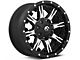 Fuel Wheels NUTZ Matte Black Machined 6-Lug Wheel; 18x9; 1mm Offset (10-24 4Runner)