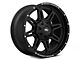 Rough Country 94 Series Matte Black Milled 6-Lug Wheel; 20x10; -18mm Offset (10-24 4Runner)