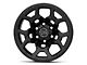 Black Rhino Overland Matte Black 6-Lug Wheel; 17x9.5; -18mm Offset (03-09 4Runner)