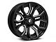 Fuel Wheels Rage Gloss Black Milled 6-Lug Wheel; 20x9; 1mm Offset (10-24 4Runner)