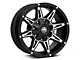 Mayhem Wheels Rampage Black Milled 6-Lug Wheel; 17x9; -12mm Offset (10-24 4Runner)