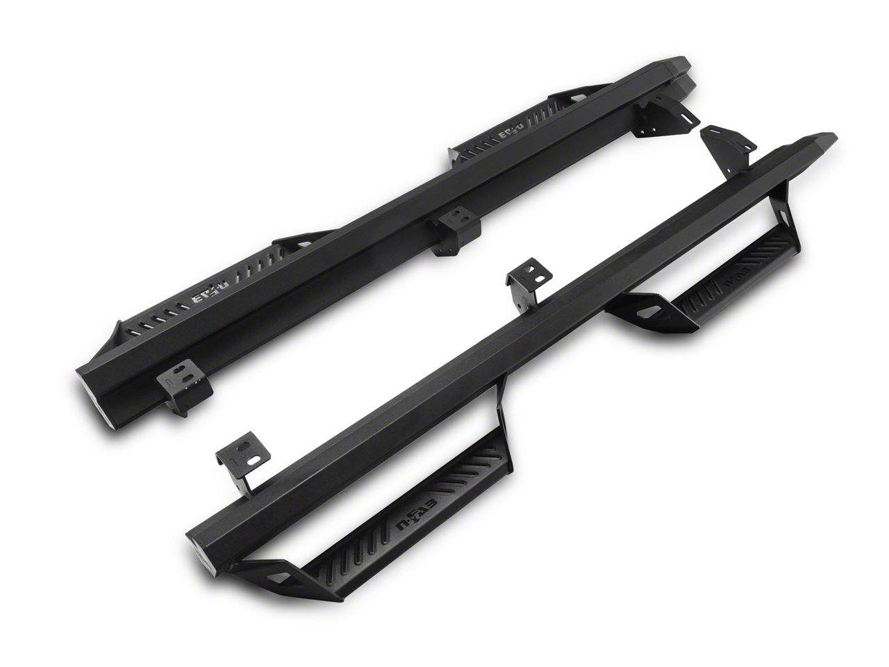 N-Fab Predator Pro Nerf Side Step Bars; Textured Black (14-24 4Runner
