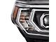 PRO-Series Projector Headlights; Black Housing; Clear Lens (14-20 4Runner)