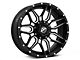 XF Offroad XF-222 Gloss Black Milled 6-Lug Wheel; 20x10; -12mm Offset (10-24 4Runner)