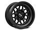 KMC Terra Satin Black 6-Lug Wheel; 17x9; -38mm Offset (03-09 4Runner)