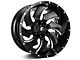 Fuel Wheels Cleaver Gloss Black Milled 6-Lug Wheel; 22x12; -44mm Offset (10-24 4Runner)