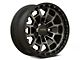 KMC Summit Satin Black with Gray Tint 6-Lug Wheel; 17x8.5; 0mm Offset (03-09 4Runner)