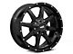 Moto Metal MO970 Gloss Black with Milled Lip 6-Lug Wheel; 20x10; -24mm Offset (10-24 4Runner)