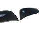 Tape-on Chrome Delete Mirror Covers; Gloss Black (14-24 4Runner)