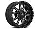 Fuel Wheels Vandal Gloss Black Milled 6-Lug Wheel; 18x9; 1mm Offset (10-24 4Runner)