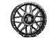 XD Grenade Satin Black Milled 6-Lug Wheel; 20x9; 0mm Offset (10-24 4Runner)