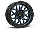 KMC GRS Midnight Blue with Gloss Black Lip 6-Lug Wheel; 20x9; 0mm Offset (10-24 4Runner)