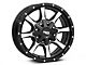 Moto Metal MO970 Gloss Black Machined 6-Lug Wheel; 17x9; 12mm Offset (03-09 4Runner)