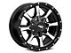 Moto Metal MO970 Gloss Black Machined 6-Lug Wheel; 17x9; 12mm Offset (10-24 4Runner)