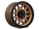 KMC Mesa Matte Bronze with Black Lip 6-Lug Wheel; 17x9; -12mm Offset (10-24 4Runner)