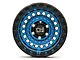 Black Rhino Sentinel Cobalt Blue with Black Ring 6-Lug Wheel; 17x8.5; -10mm Offset (03-09 4Runner)