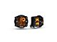 Heretic Studios Series 2 LED Fog Light Kit; Flood Beam; Amber Lens (10-24 4Runner)