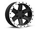 Rovos Wheels Tenere Satin Black 6-Lug Wheel; 17x8.5; 0mm Offset (10-24 4Runner)