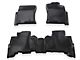 Rough Country Heavy Duty Front and Rear Floor Mats; Black (10-24 4Runner w/o Manual Transmission & Vinyl Flooring)