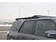 Prinsu 3/4 Roof Rack with LP4 Light Pod Cutout Wind Deflector; Black (10-24 4Runner)