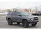 Prinsu 3/4 Roof Rack with LP4 Light Pod Cutout Wind Deflector; Grey (10-24 4Runner)