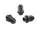 Black Factory Style Lug Nut Kit; 12mm x 1.5; Set of 24 (03-24 4Runner)