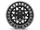 Black Rhino Alpha Matte Black with Gunmetal Lip 6-Lug Wheel; 18x9; 0mm Offset (10-24 4Runner)