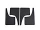 Mud Flaps; Front and Rear; Dry Carbon Fiber Vinyl (10-24 4Runner)