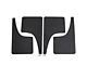 Mud Flaps; Front and Rear; Satin Black Ice Vinyl (10-24 4Runner)