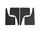 Mud Flaps; Front and Rear; Satin Black Vinyl (10-24 4Runner)