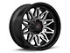 XD Gunner Gloss Black Machined with Gray Tint 6-Lug Wheel; 22x10; -18mm Offset (10-24 4Runner)