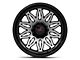 XD Gunner Gloss Black Machined with Gray Tint 6-Lug Wheel; 22x10; -18mm Offset (10-24 4Runner)