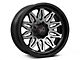 XD Gunner Gloss Black Machined with Gray Tint 6-Lug Wheel; 22x10; -18mm Offset (10-24 4Runner)