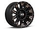 XD Hoss II Satin Black Machined with Dark Tint 6-Lug Wheel; 17x9; 18mm Offset (10-24 4Runner)