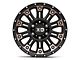 XD Hoss II Satin Black Machined with Dark Tint 6-Lug Wheel; 17x9; 18mm Offset (10-24 4Runner)