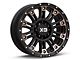 XD Hoss II Satin Black Machined with Dark Tint 6-Lug Wheel; 17x9; 18mm Offset (10-24 4Runner)