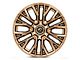 Fuel Wheels Rebar Platinum Bronze Milled 6-Lug Wheel; 20x9; 1mm Offset (10-24 4Runner)