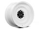 Black Rhino Solid Gloss White 6-Lug Wheel; 17x9.5; -12mm Offset (10-24 4Runner)