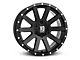 XD Heist Satin Black 6-Lug Wheel; 18x9; 18mm Offset (10-24 4Runner)