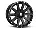 XD Heist Satin Black 6-Lug Wheel; 18x9; 18mm Offset (10-24 4Runner)