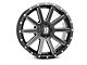 XD Heist Satin Black Milled 6-Lug Wheel; 18x9; 18mm Offset (10-24 4Runner)