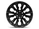 Fuel Wheels Flame Blackout 6-Lug Wheel; 22x12; -44mm Offset (10-24 4Runner)