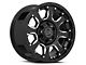 Black Rhino Sierra Gloss Black Milled 6-Lug Wheel; 22x10; -12mm Offset (10-24 4Runner)