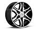 American Racing Mainline Gloss Black Machined 6-Lug Wheel; 17x8; 25mm Offset (10-24 4Runner)