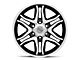 American Racing Mainline Gloss Black Machined 6-Lug Wheel; 17x8; 25mm Offset (10-24 4Runner)