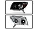 Crystal Headlights; Black Housing; Clear Lens (03-05 4Runner)